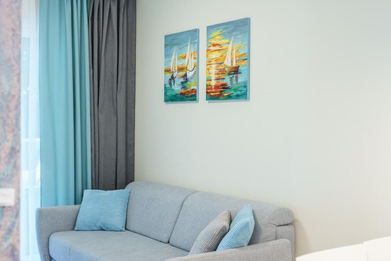 Apartament Z Widokiem Na Morze - Blekitna Perla By Perlowa Przystan Rent Sianozety Kültér fotó