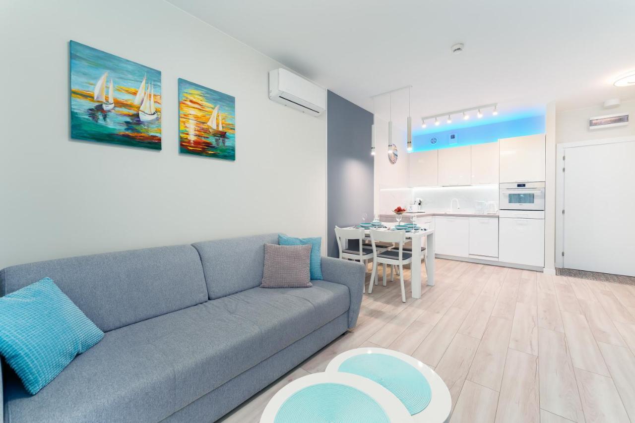 Apartament Z Widokiem Na Morze - Blekitna Perla By Perlowa Przystan Rent Sianozety Kültér fotó