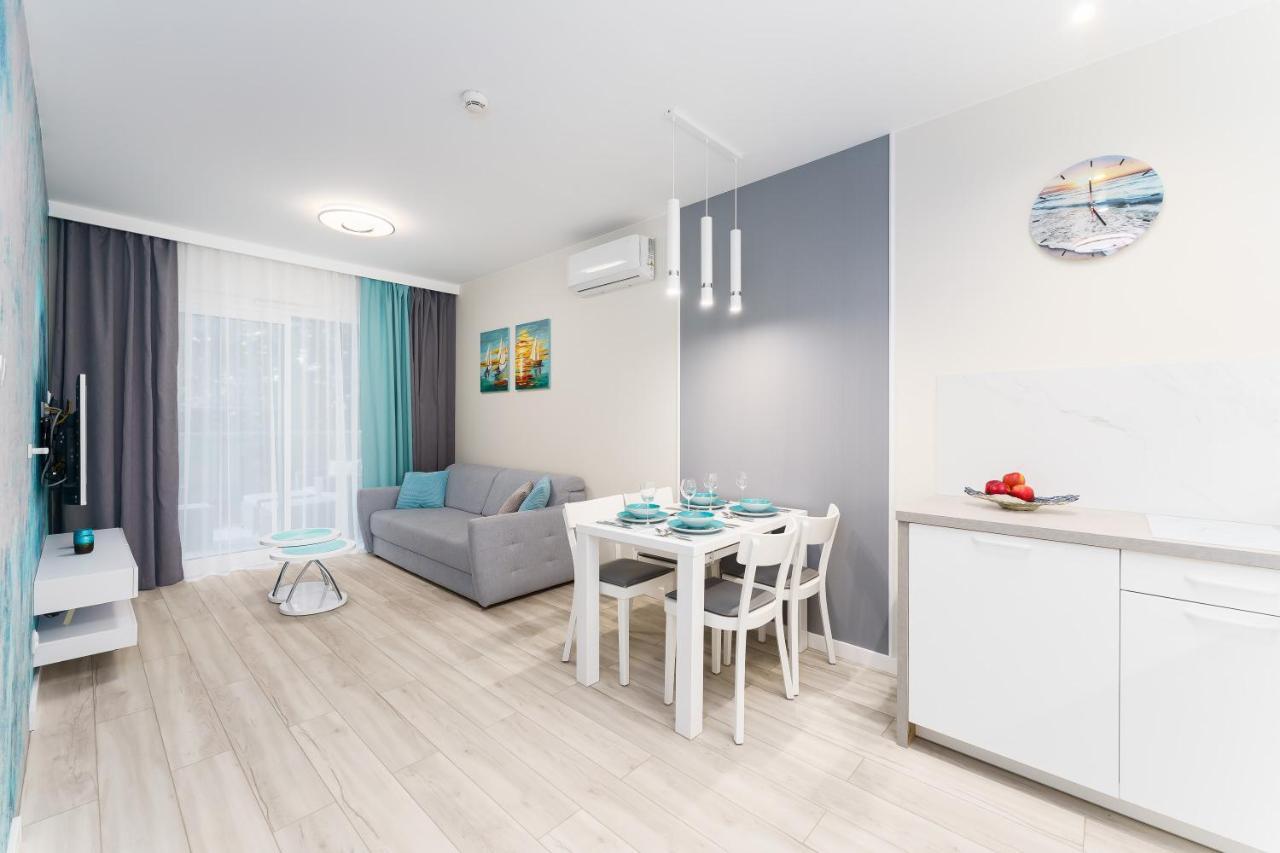 Apartament Z Widokiem Na Morze - Blekitna Perla By Perlowa Przystan Rent Sianozety Kültér fotó