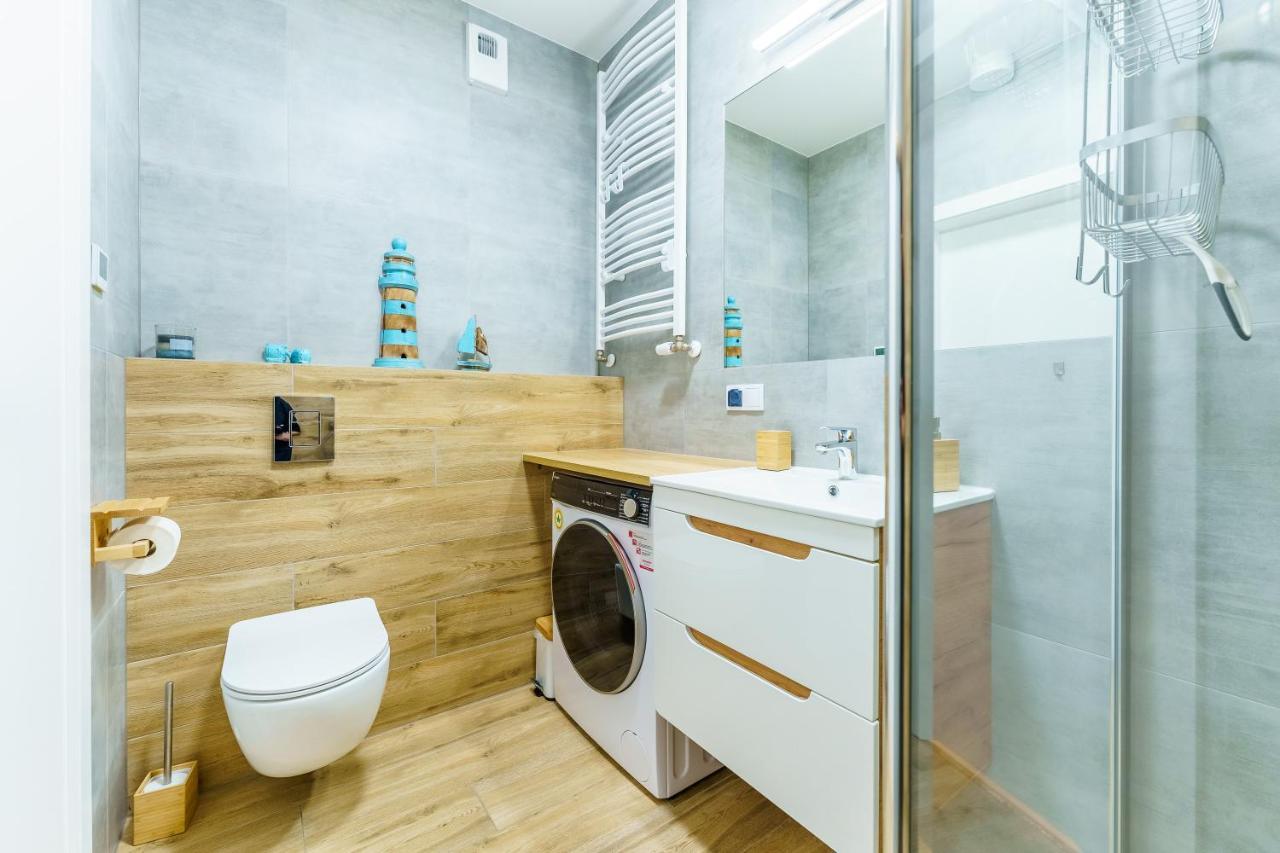 Apartament Z Widokiem Na Morze - Blekitna Perla By Perlowa Przystan Rent Sianozety Kültér fotó