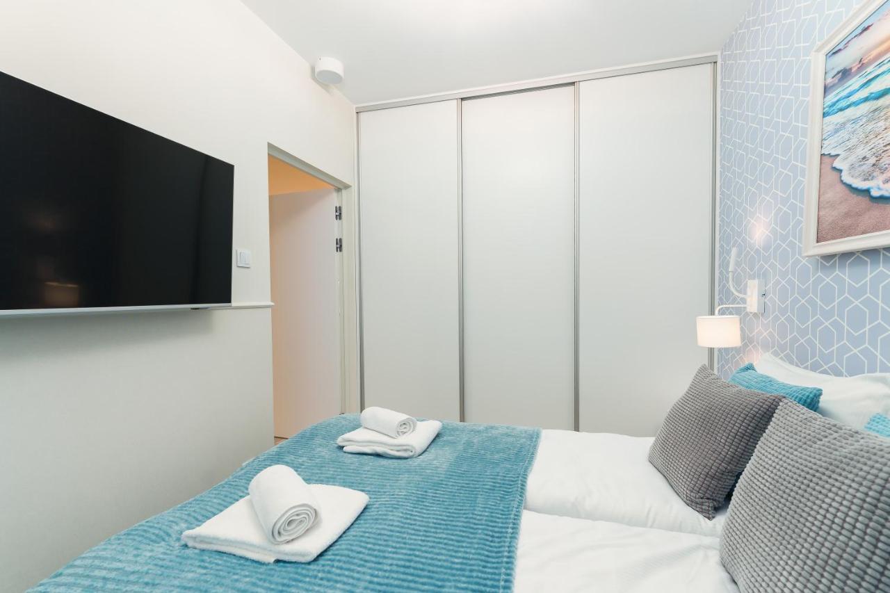 Apartament Z Widokiem Na Morze - Blekitna Perla By Perlowa Przystan Rent Sianozety Kültér fotó