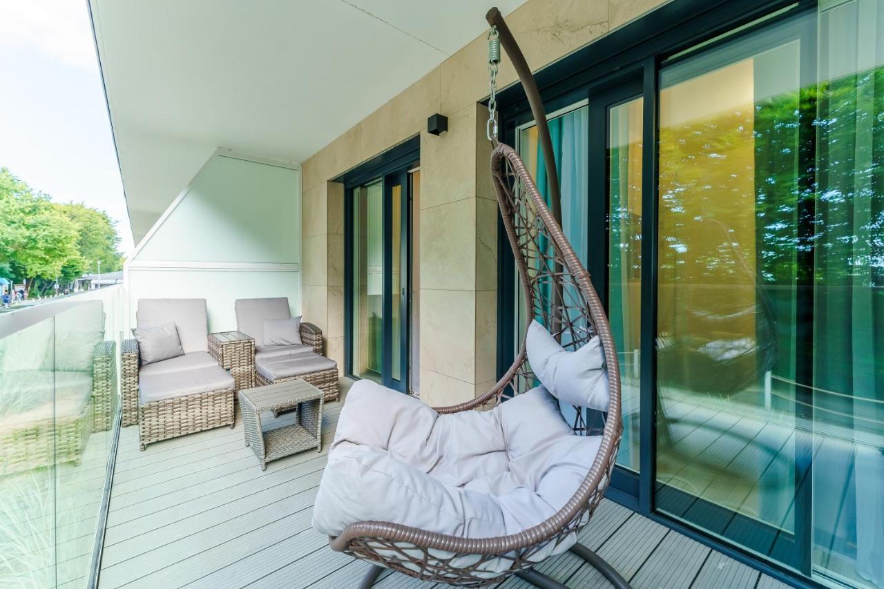 Apartament Z Widokiem Na Morze - Blekitna Perla By Perlowa Przystan Rent Sianozety Kültér fotó
