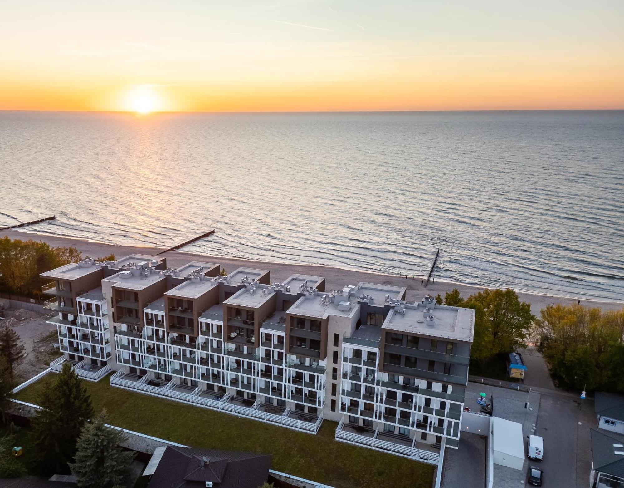 Apartament Z Widokiem Na Morze - Blekitna Perla By Perlowa Przystan Rent Sianozety Kültér fotó